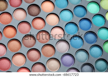 professional multicolour eyeshadows palette - beauty treatment