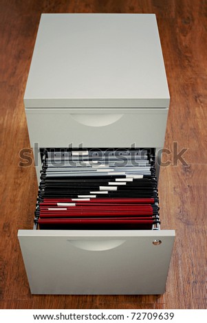 file cabinet in the office - business