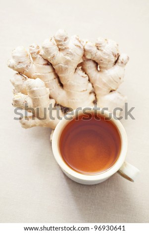 cup of ginger tea - tea time