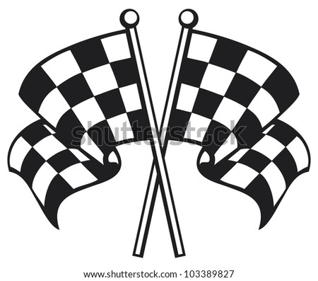 two crossed checkered flags racing checkered flag crossed two crossed checkered flags racing checkered flag crossed