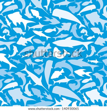 decorative fish background (background with fish)