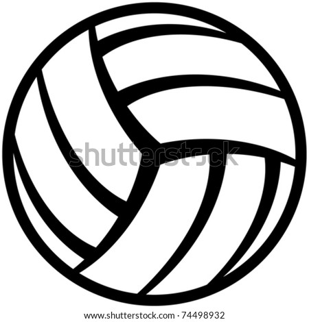 Logo Free Vector on Volleyball Ball Stock Vector 74498932   Shutterstock