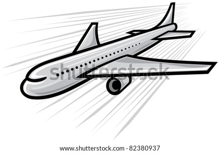 Vector Plane (Airliner) - 82380937 : Shutterstock