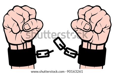 hand in chains