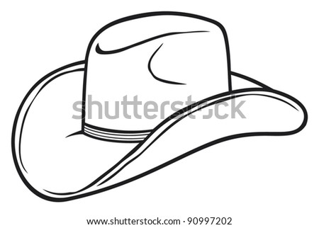 cowboy hats drawings