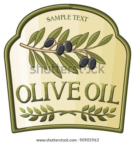 olive oil label olive oil label