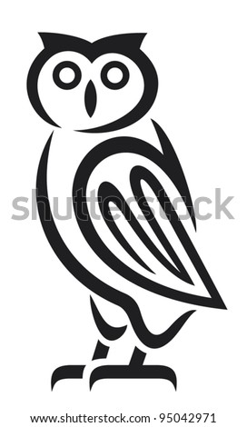 owl - stock vector