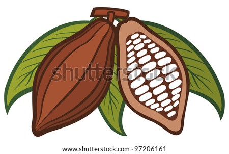 Cartoon Cocoa Beans