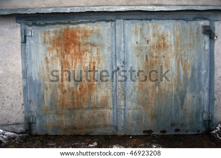 Old garage doors