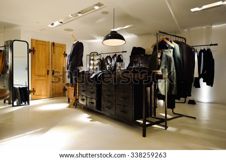 HONG KONG - NOVEMBER 02, 2015: interior of Initial store in New Town Plaza. New Town Plaza is a shopping mall in the town centre of Sha Tin in Hong Kong. Developed by Sun Hung Kai Properties