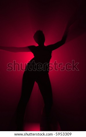 disco dancer in red color