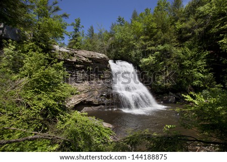 Swallow Falls State Park encompasses the Youghiogheny River and is home of Muddy Creek Falls.  This spectacular waterfall is 53 feet high and it is the highest in Maryland.