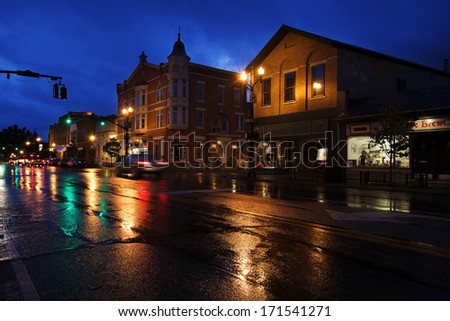 WESTERVILLE, OHIO - OCTOBER 3, 2013:  Westerville, Ohio is one of America\'s \
