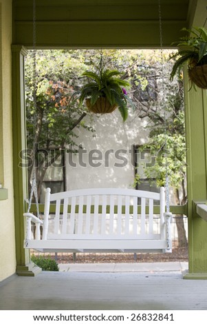 Vintage porch swing