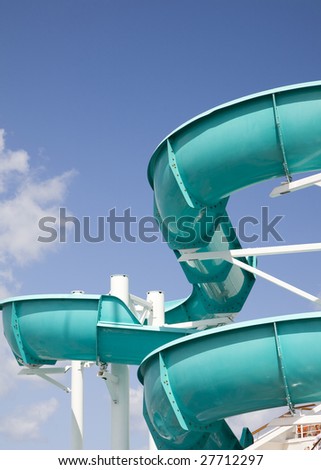 Clipart Water Slide. stock photo : Water slide on a