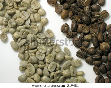 green coffee beans