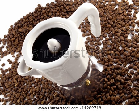 traditional vacuum coffee maker \