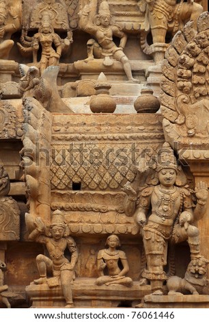 Hindu God Statue in tanjavur, Tamil Nadu, India