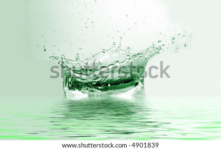 green splash