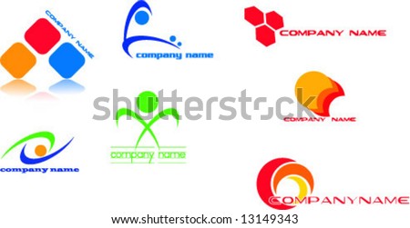 Logo Design Samples on Logo Design Samples Stock Vector 13149343   Shutterstock
