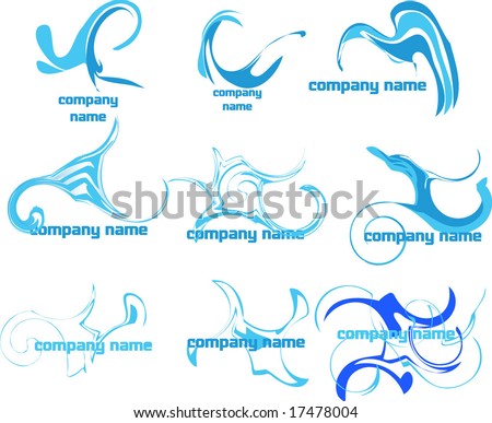 logos design samples. stock vector : logo design