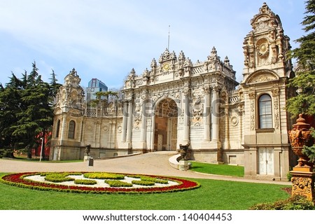 Dolmabahce Palace In Istanbul, Turkey