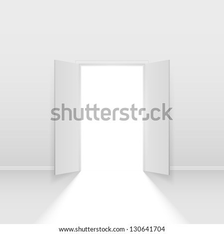 Open White Door Open White Door