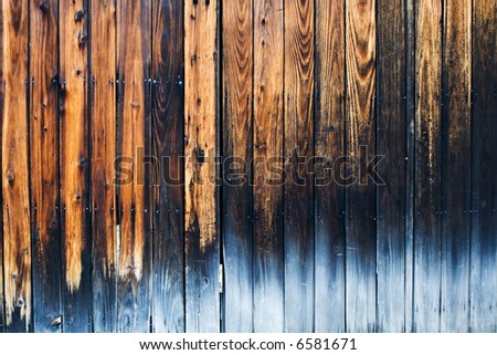 stained wooden wall background, horizontal osaka, japan