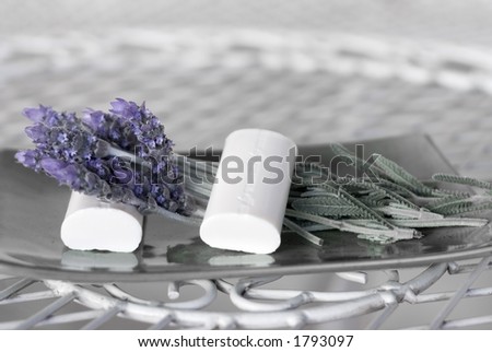 High Key French Lavender and Soap for Spa