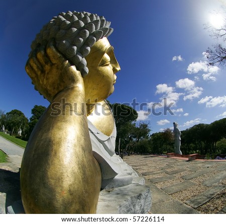 Buddhist Garden - Statue