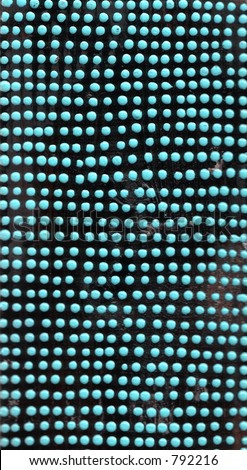 Abstract dot art (turquoise)