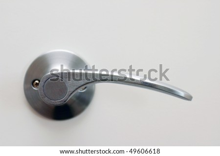 white door knob