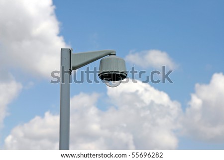 Hidden secure camera or light stand.
