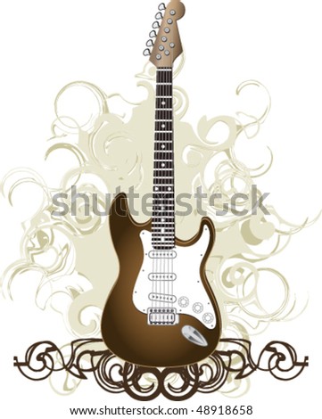 graphic guitar