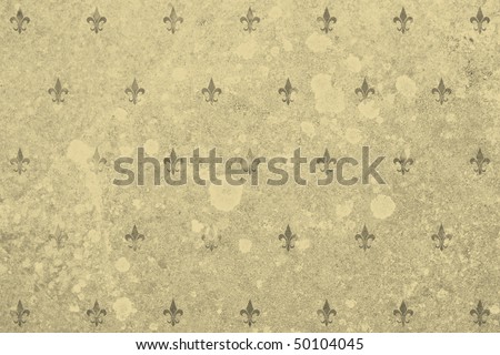 Sepia background with Florentine lilies