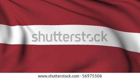 Latvia flag World flags Collection