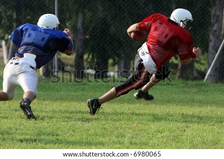 football players running. stock photo : Football Player