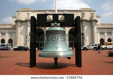 Liberty Bell by Union Station