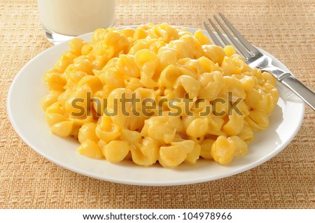 plate of macaroni