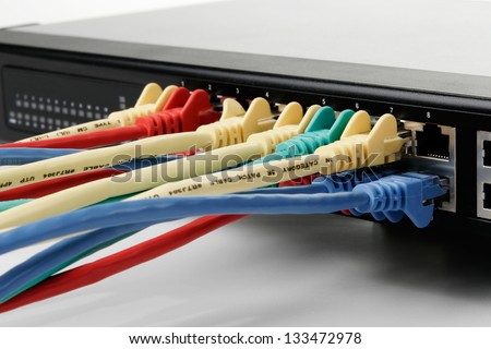 Network switch and connection cables