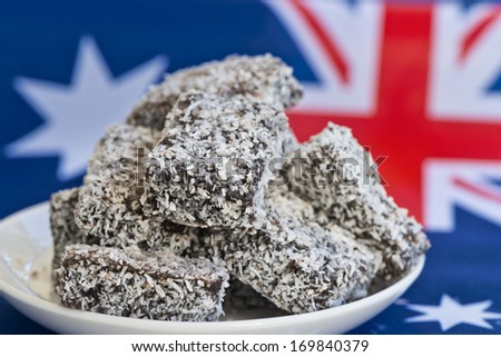 Traditional Australian Food, Lamingtons Are A Treat All Year Round, But Especially On Australia Day.