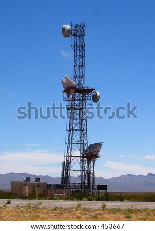 microwave relay tower