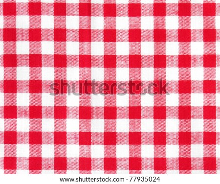 tablecloth square red color