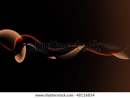 Red and brown organic glossy wave wallpaper background