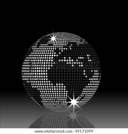 world globe vector. mosaic world globe