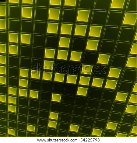 glowing tiles