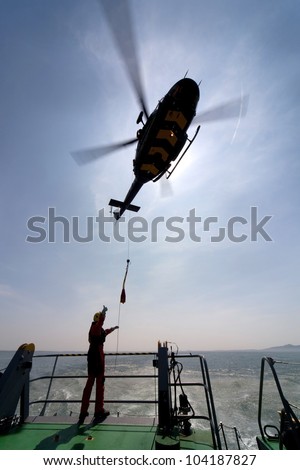 Search and Rescue Decks and Wets Training from RAF Valley Isle of Anglesey North Wales