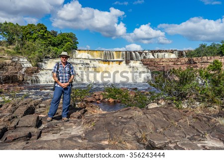 Orinduik Falls -Views around Guyana\'s Interior and rainforest