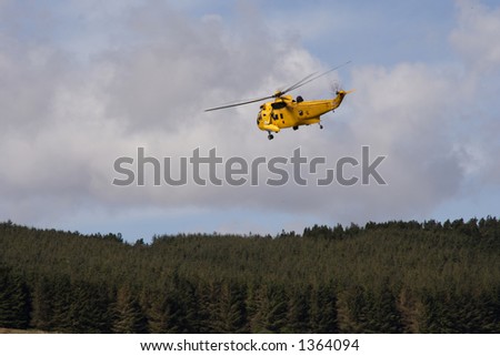 search and rescue helicopter