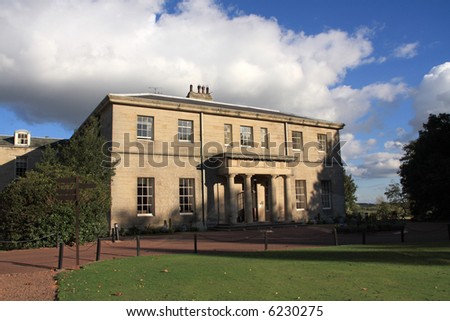 The magnificent building of Macdonald Linden Hall Hotel in Northumberland England